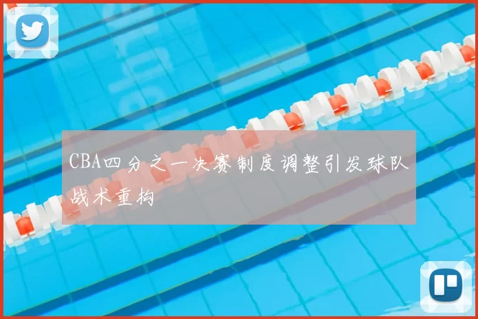 CBA四分之一决赛制度调整引发球队战术重构